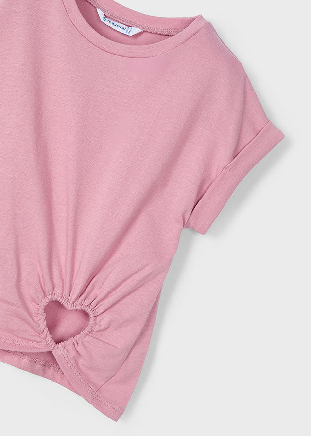 Short Sleeve Heart Tee | Rose