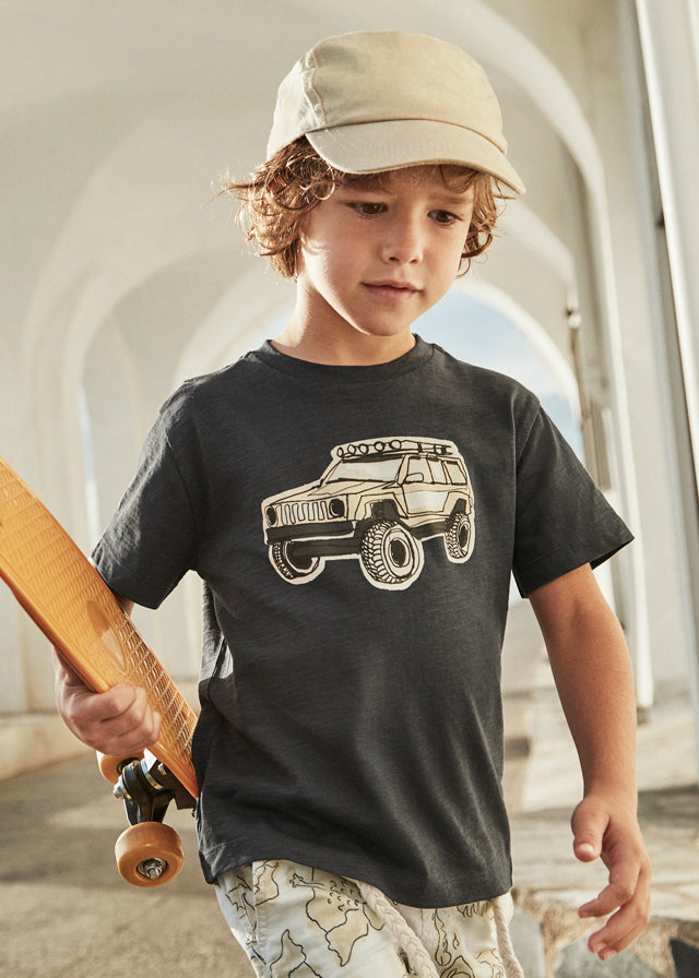 Short Sleeve Jeep Graphic T-Shirt | Asphalt