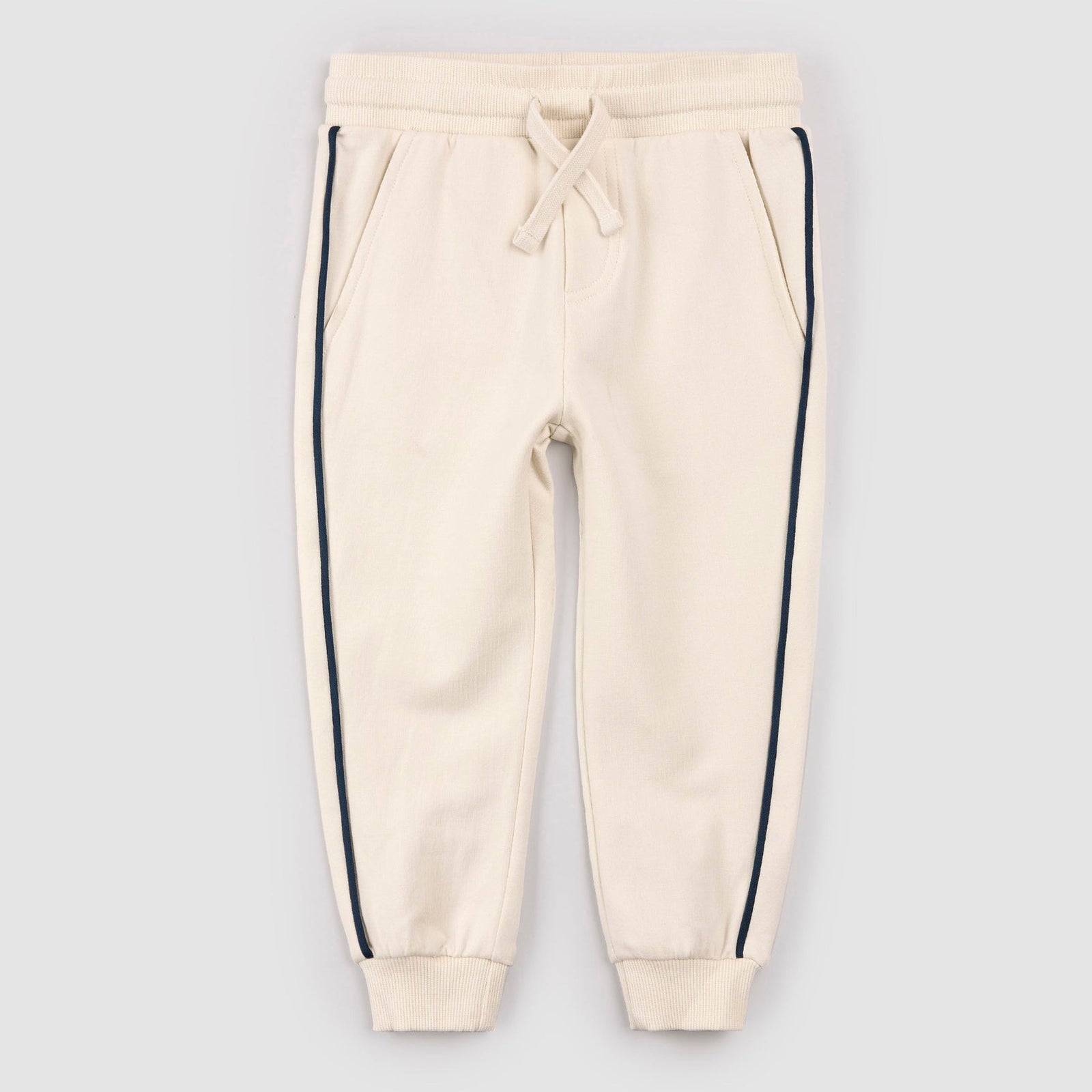 Birch Joggers with Blue Stripe