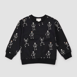Dancing Glow-in-the-Dark Skeletons Sweatshirt