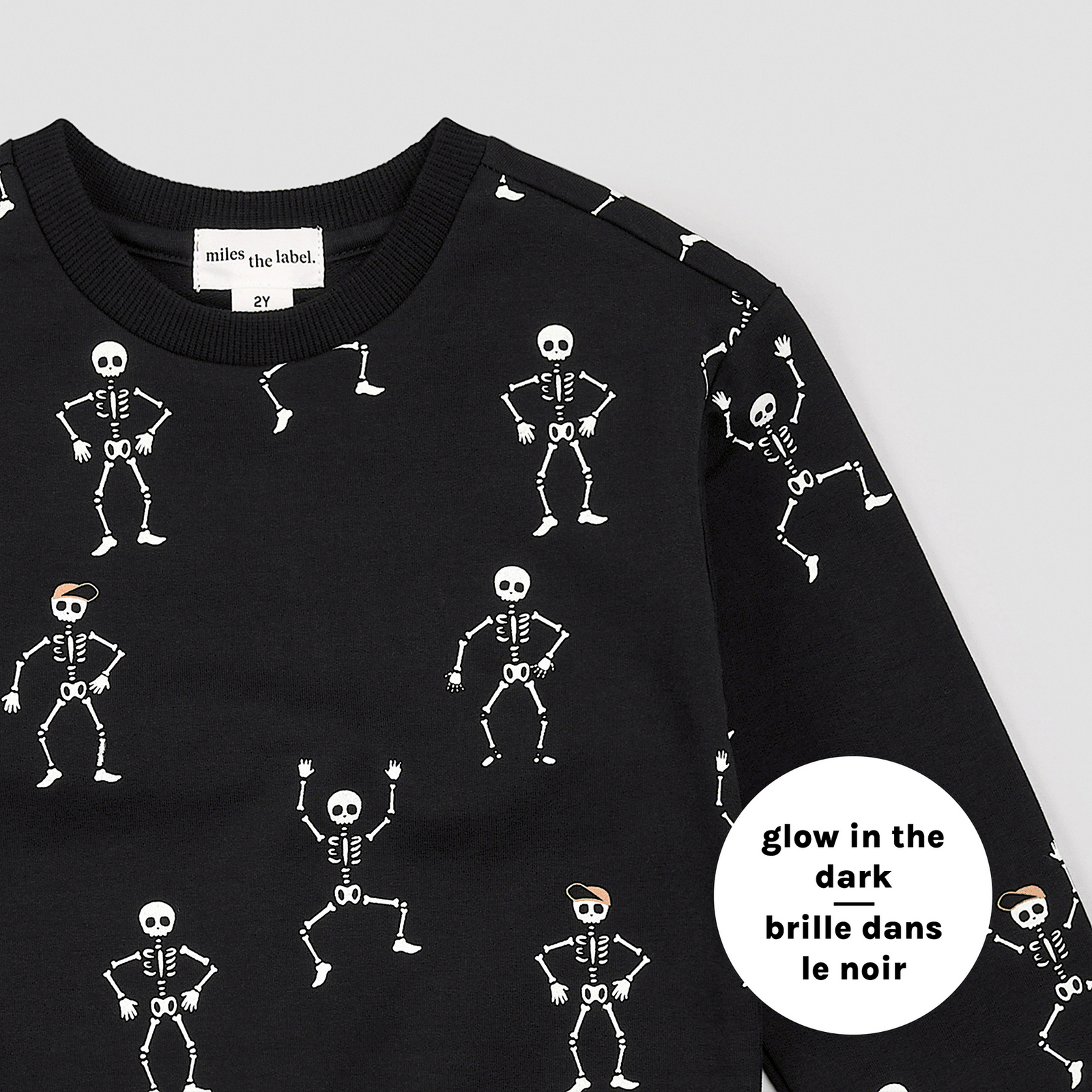 Dancing Glow-in-the-Dark Skeletons Sweatshirt