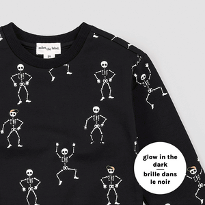 Dancing Glow-in-the-Dark Skeletons Sweatshirt