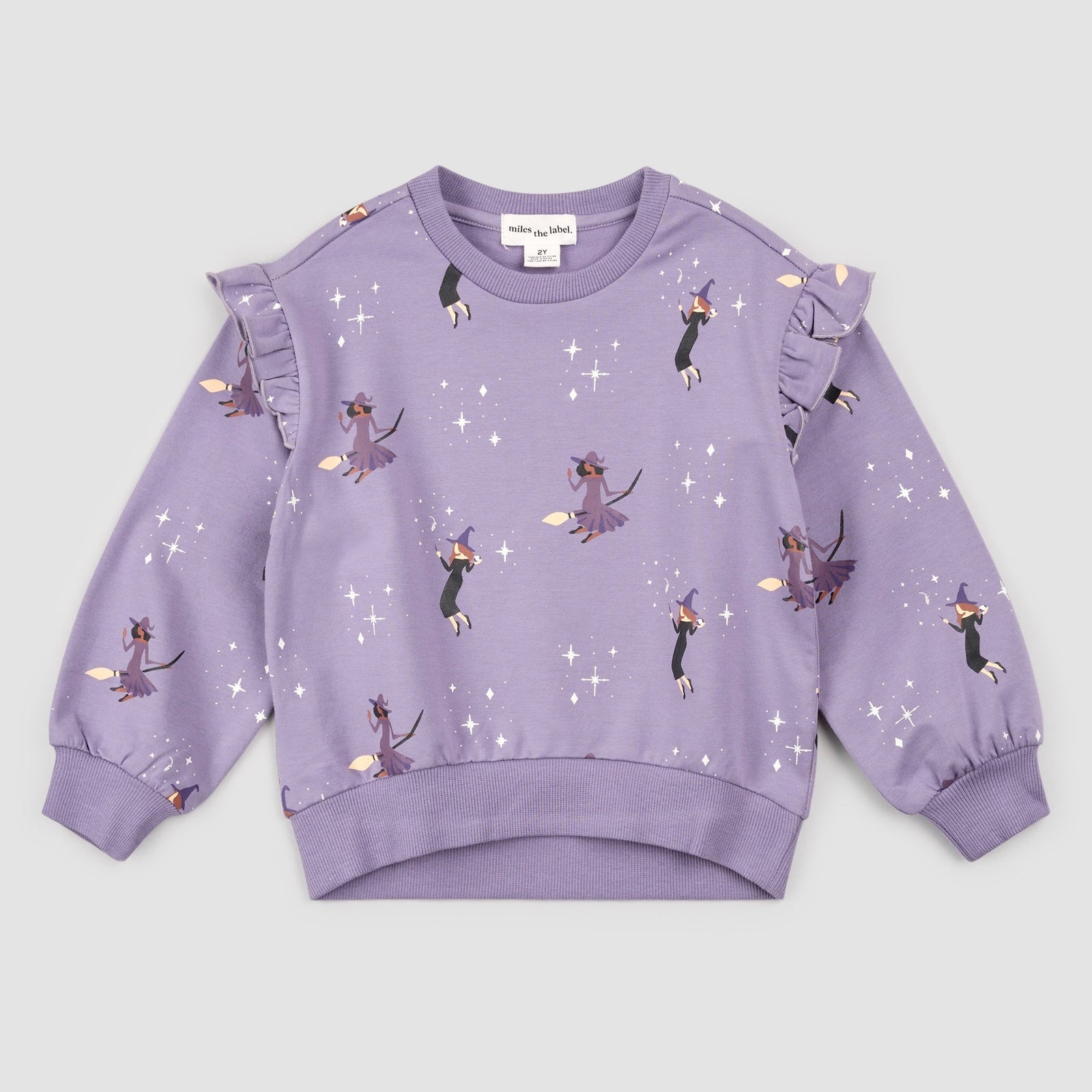 Witches Glow-in-the-Dark Print on Twilight Sweatshirt
