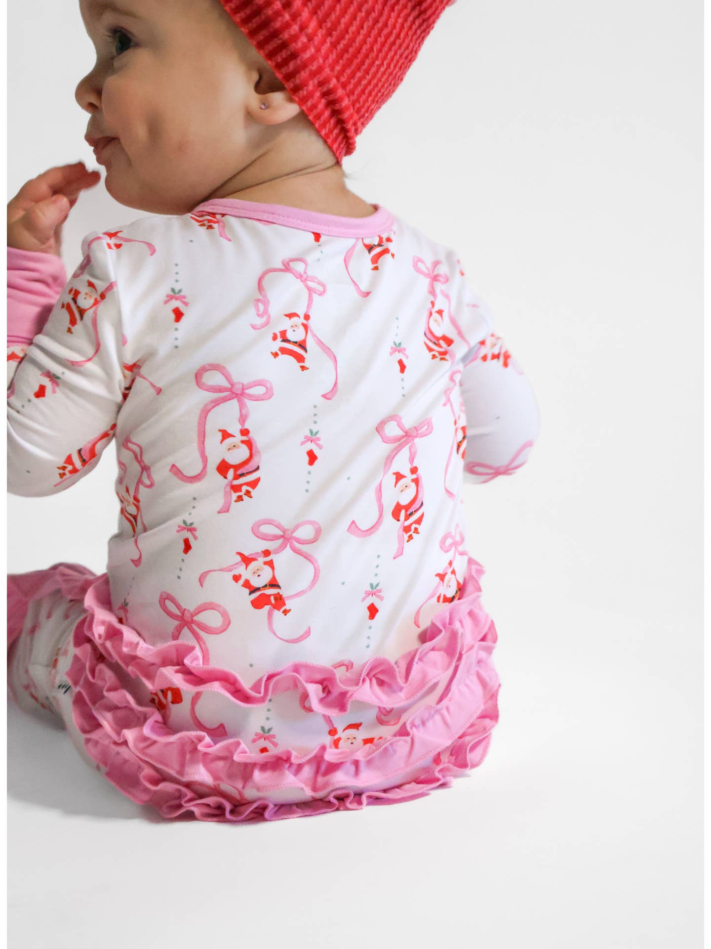 Santa Baby Bamboo Convertible Zip Romper