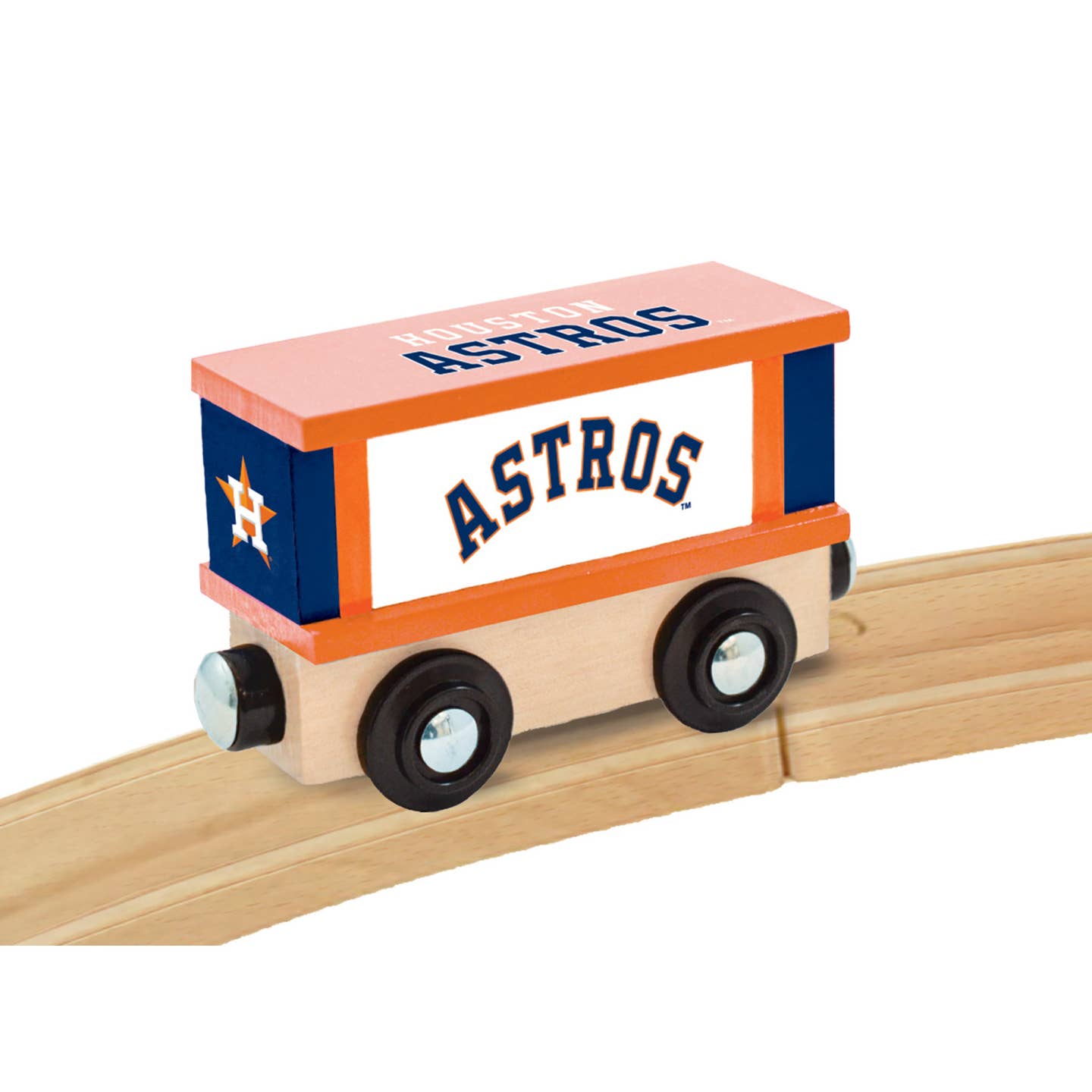 Houston Astros Wooden Toy Train Box Car