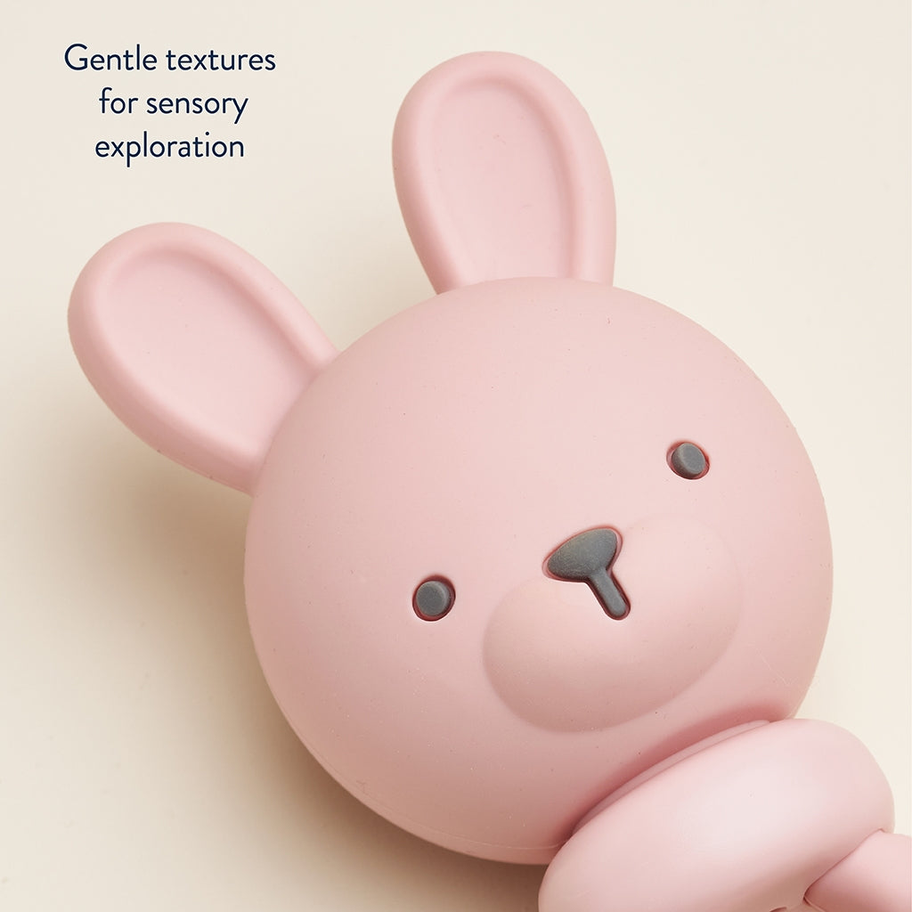 Pink Bunny Sweetie Rattle™