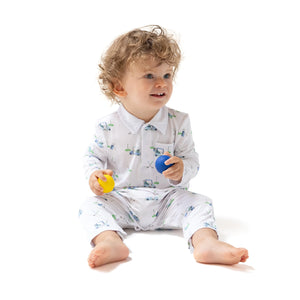 Baby Golf Carts Bamboo Polo Romper