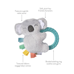 Ritzy Plush Rattle Pal™ with Teether | Koala