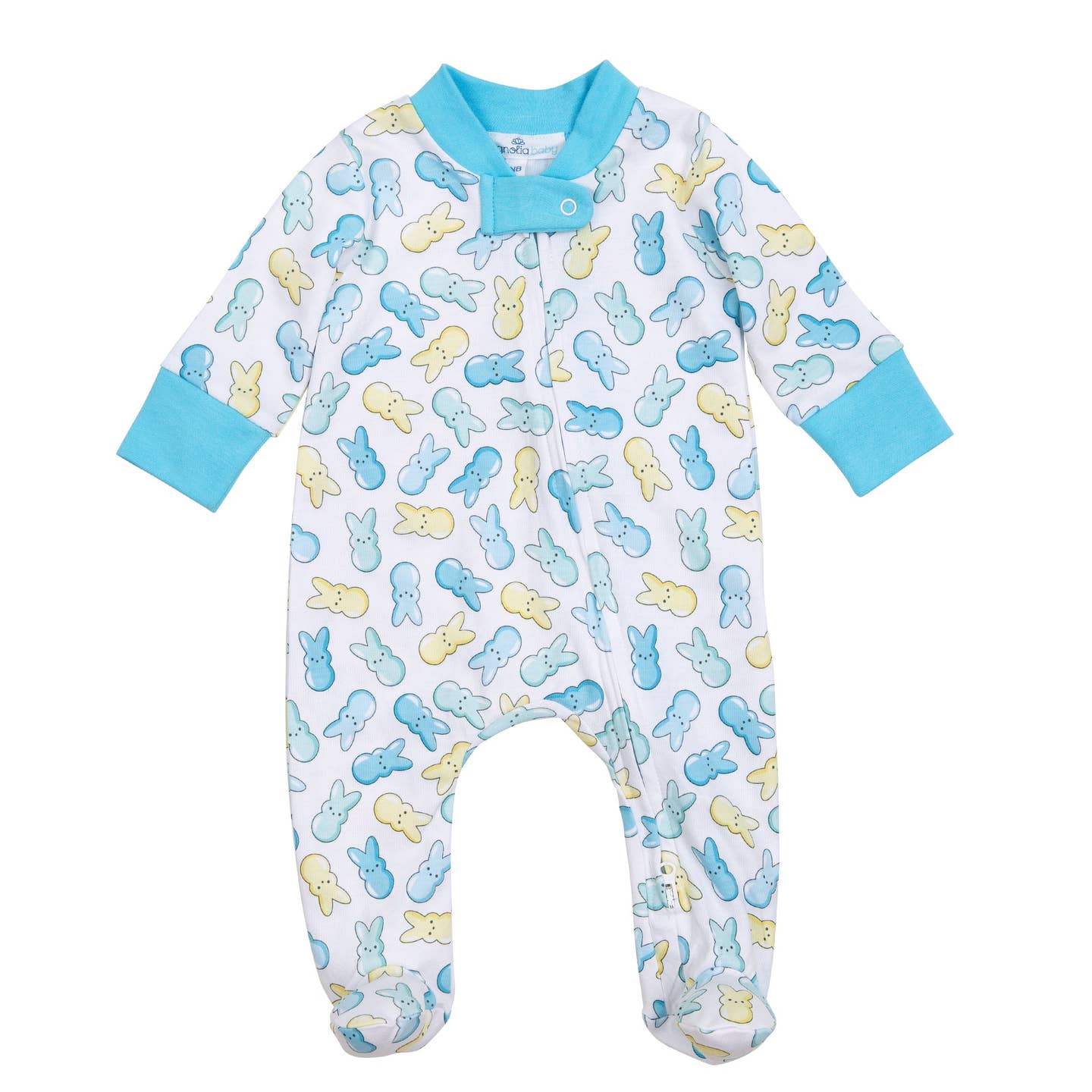 Peep-Tastic! Zip Footie | Blue