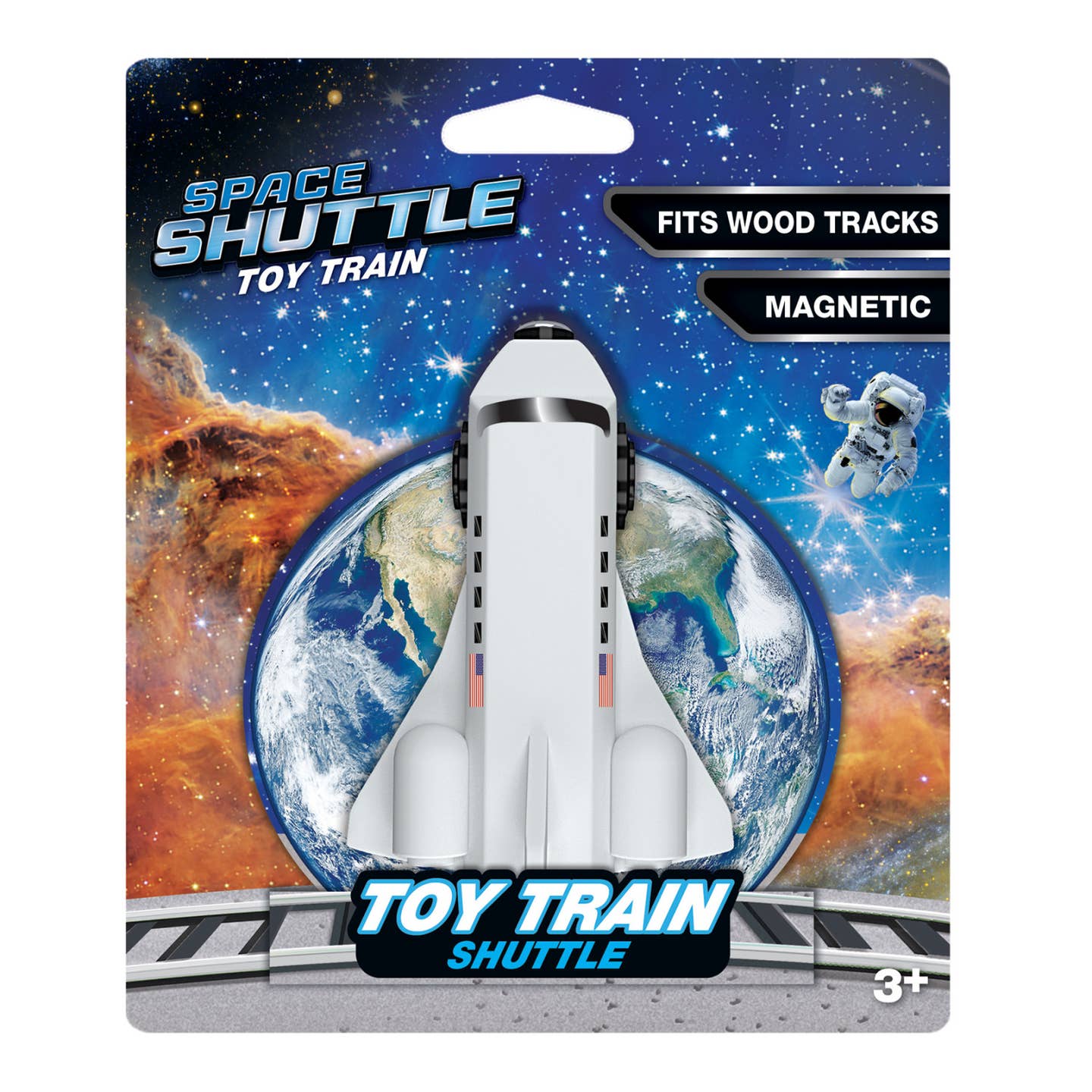 Space Shuttle Wooden Toy Train