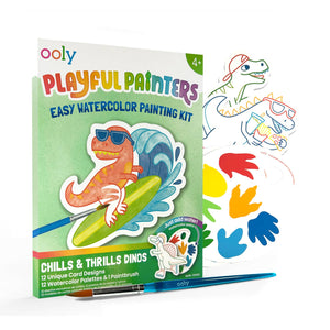 Playful Painters Watercolor Painting Kit | Chills & Thrills