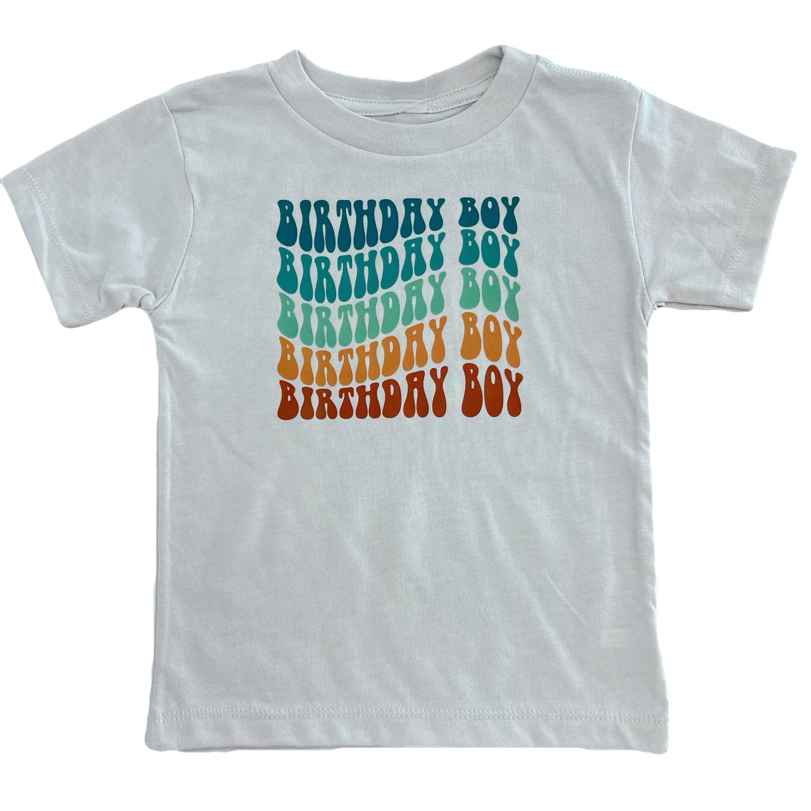 Birthday Boy Retro Organic Birthday Tee