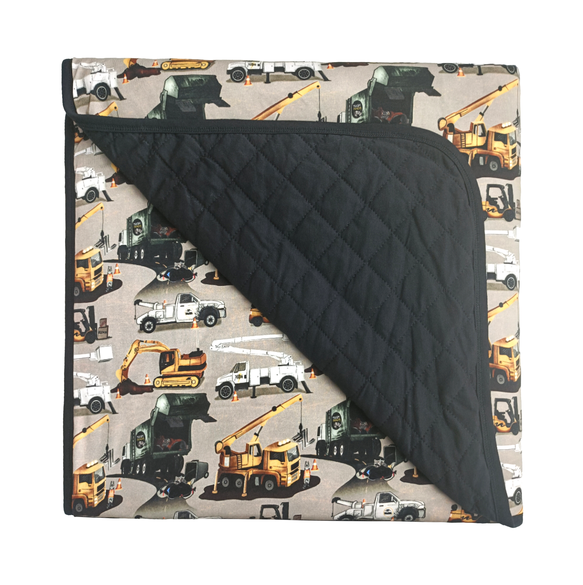 Work Hard Play Hard Quilted Blanket