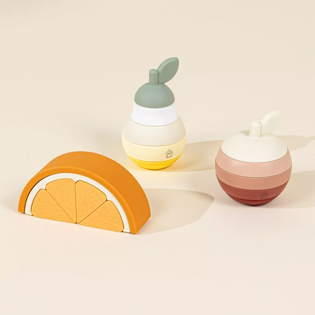 Silicone Stackable Fruits | Set of 3