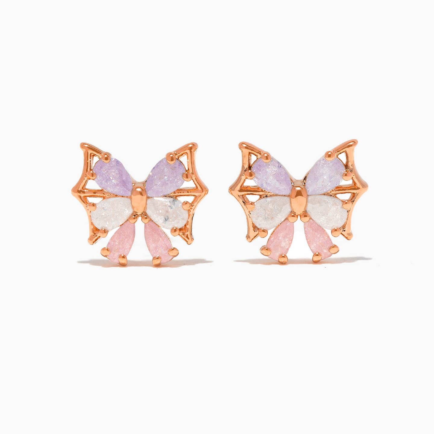 Batterfly Studs | Rose Gold