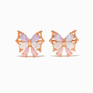 Batterfly Studs | Rose Gold