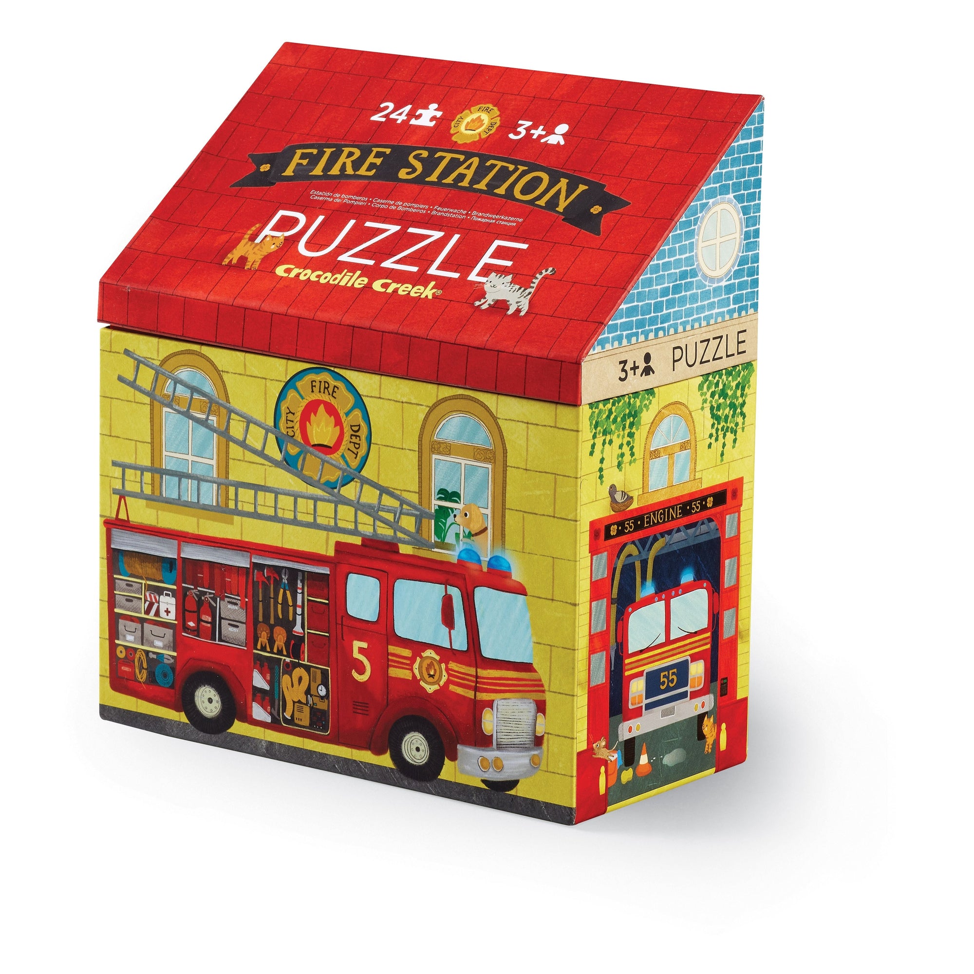 24 Piece Puzzle | Fire Station