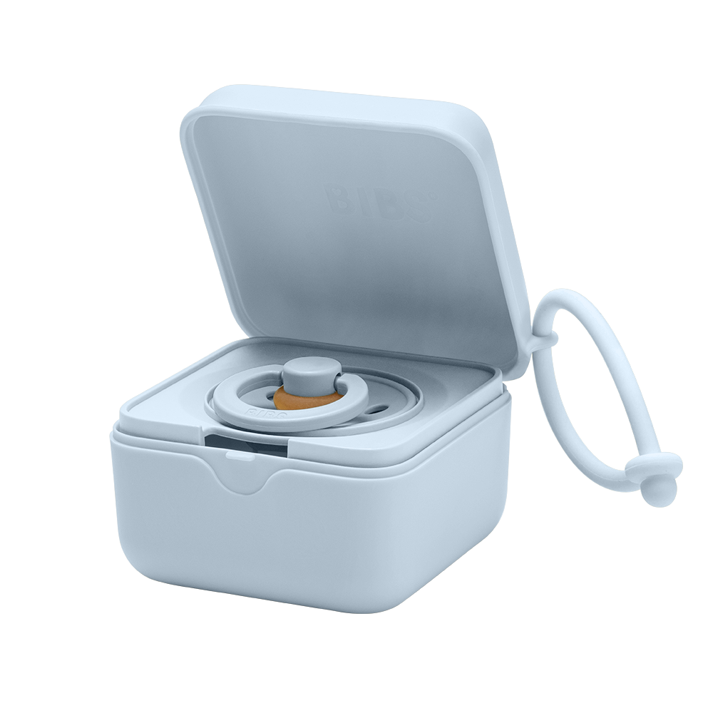 BIBS x LIBERTY Pacifier Box | Chamomile Lawn Baby Blue