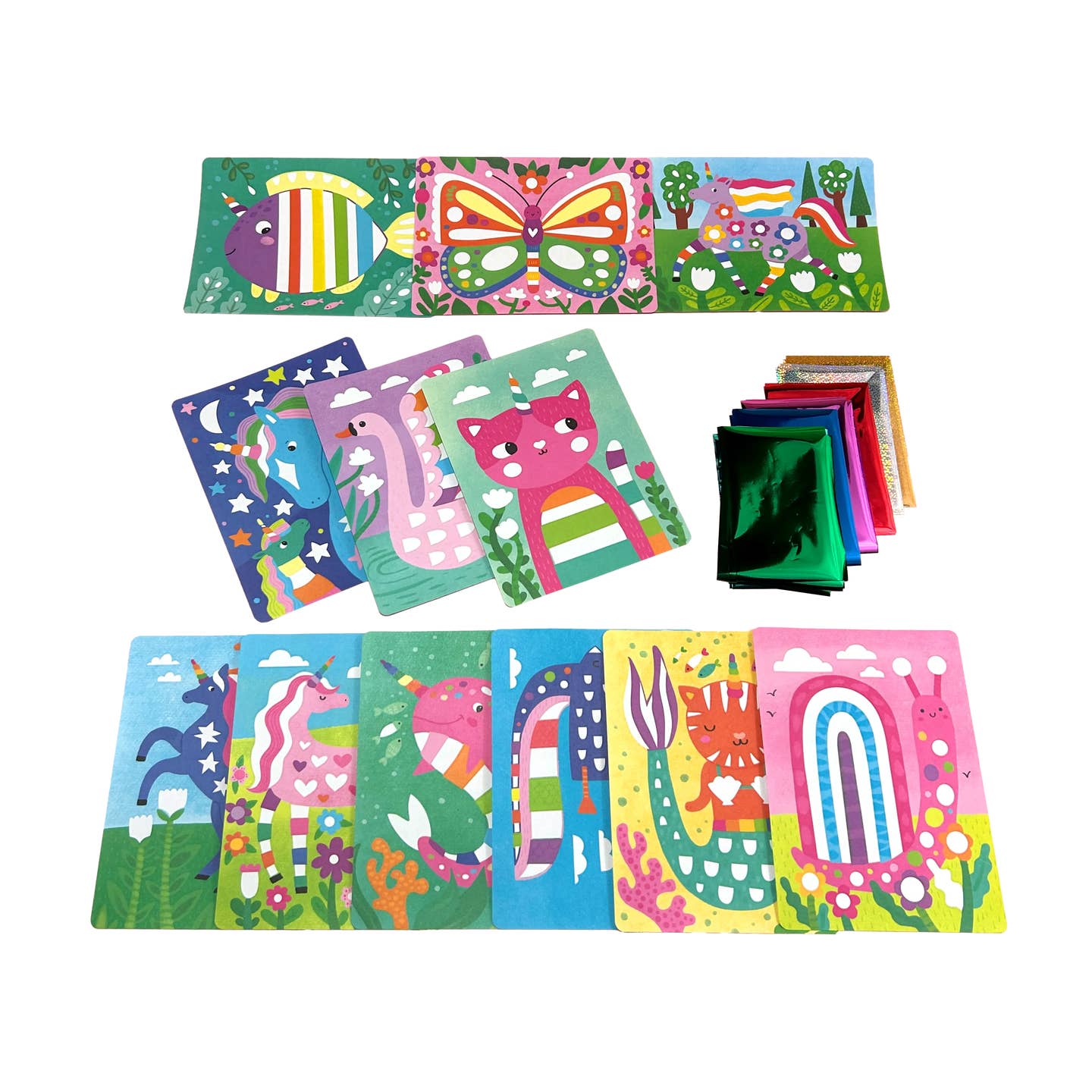 Foil-tastic Foil Art & Coloring Set | Whimsical World