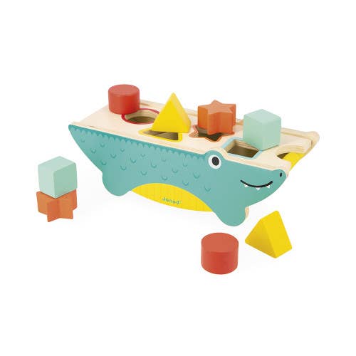 Tropik Crocodile Wooden Shape Sorter