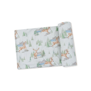 Buck Deer Bamboo Swaddle Blanket