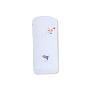 Fly Fishing Lures Ribbed Modal Swaddle Blanket