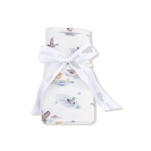 Migrating Mallards Bamboo Swaddle Blanket
