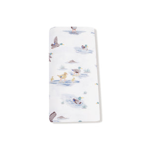 Migrating Mallards Bamboo Swaddle Blanket
