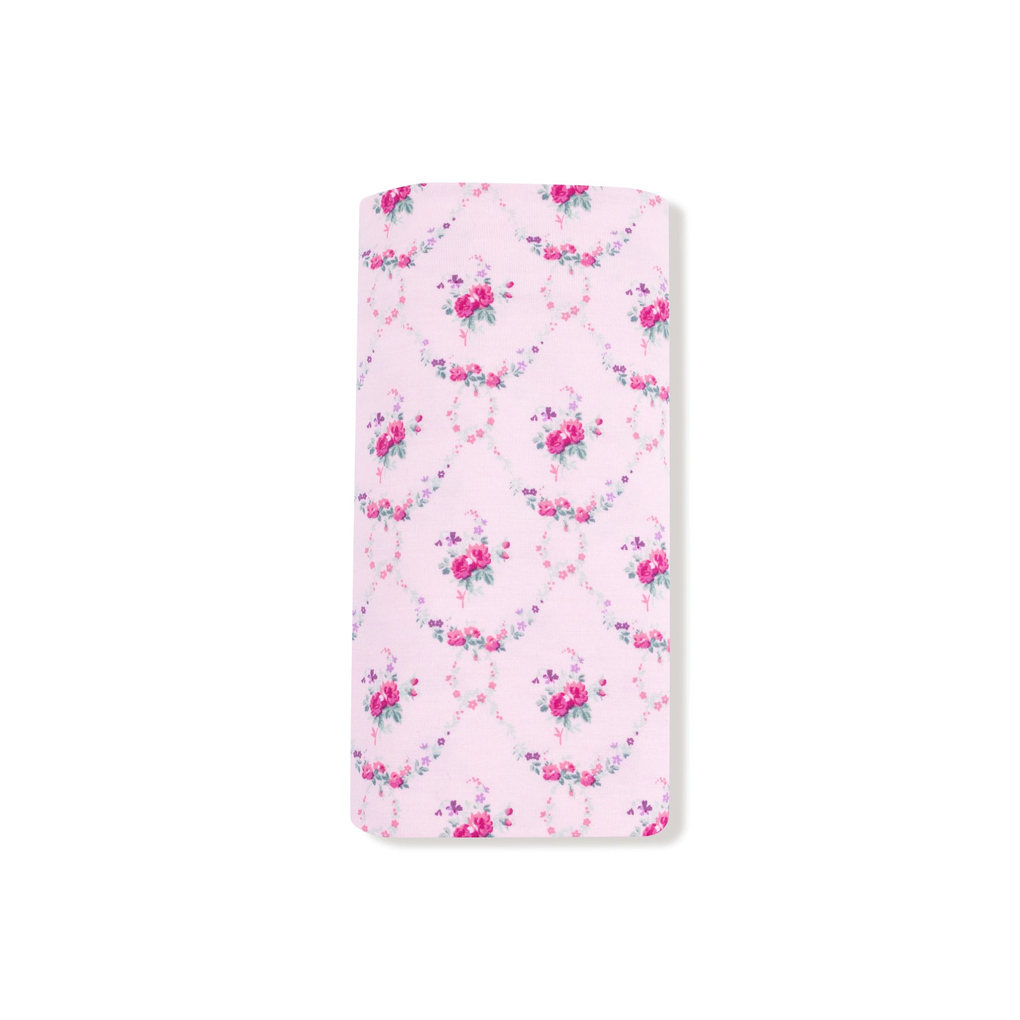 Rose Garden Trellis Bamboo Swaddle Blanket