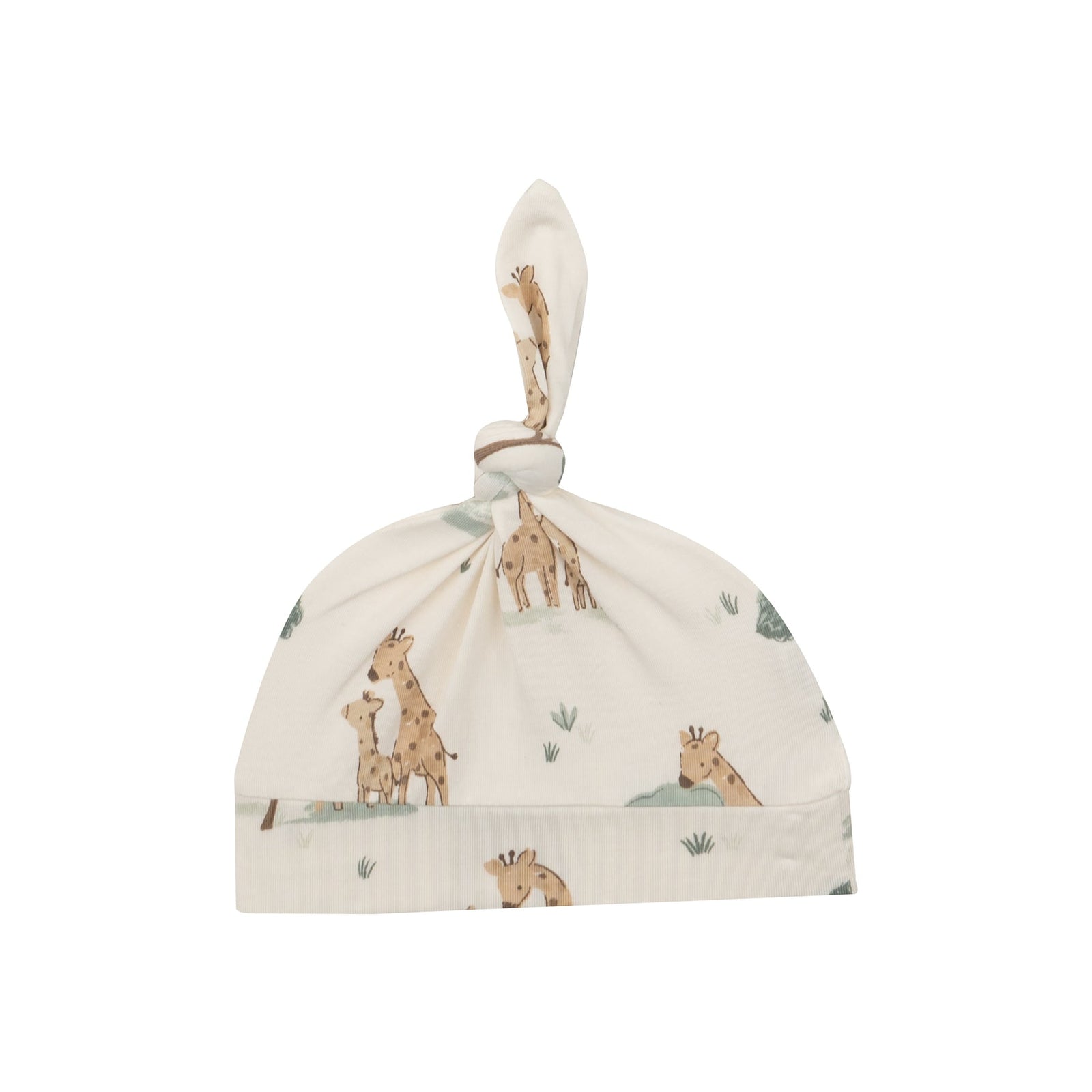Giraffe Families Bamboo Knotted Hat