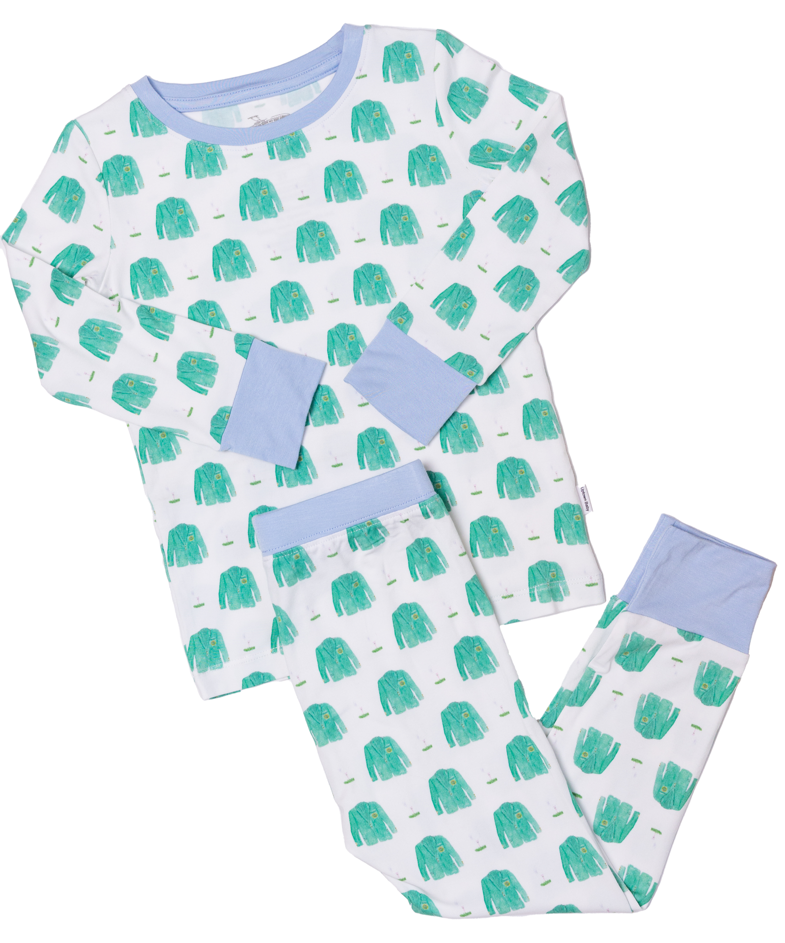Bamboo 2pc Pajama Set | Golf Blue