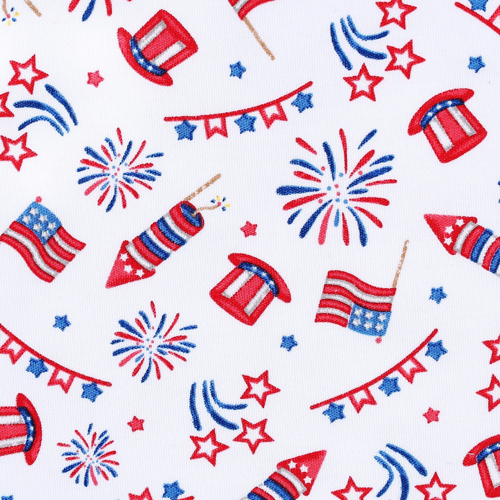 Red, White & Blue! Short Sleeve Nightdress