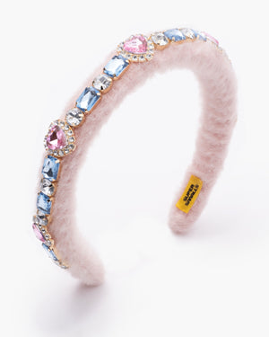 Cotton Candy Bejeweled Headband