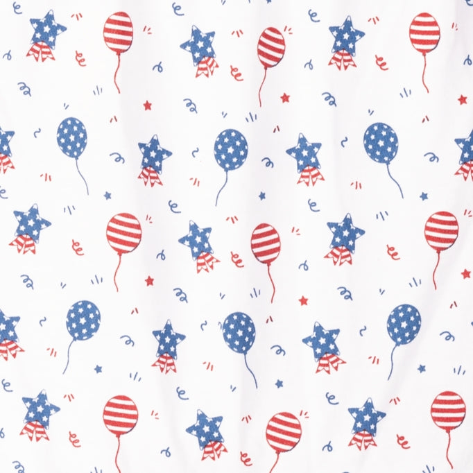 USA Balloons Pima Cotton Yoke Romper