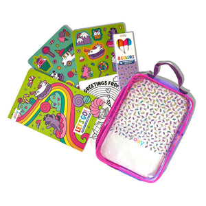 Let's Go! Activity & Coloring Kit | Unicorn Candy Town