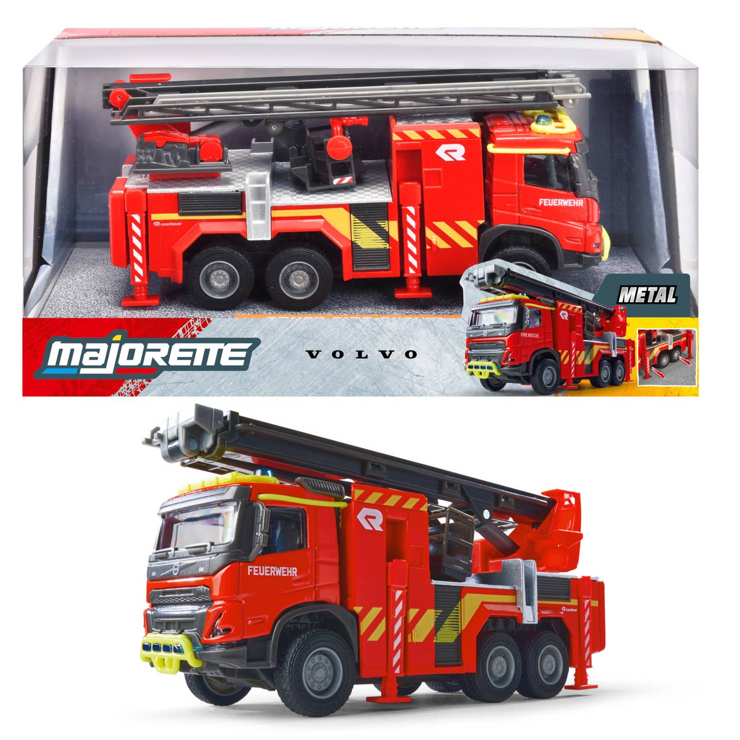 Majorette Volvo Fmx Truck Fire Engine