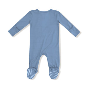 Endless Sky Bamboo 2 Way Zipper Footie