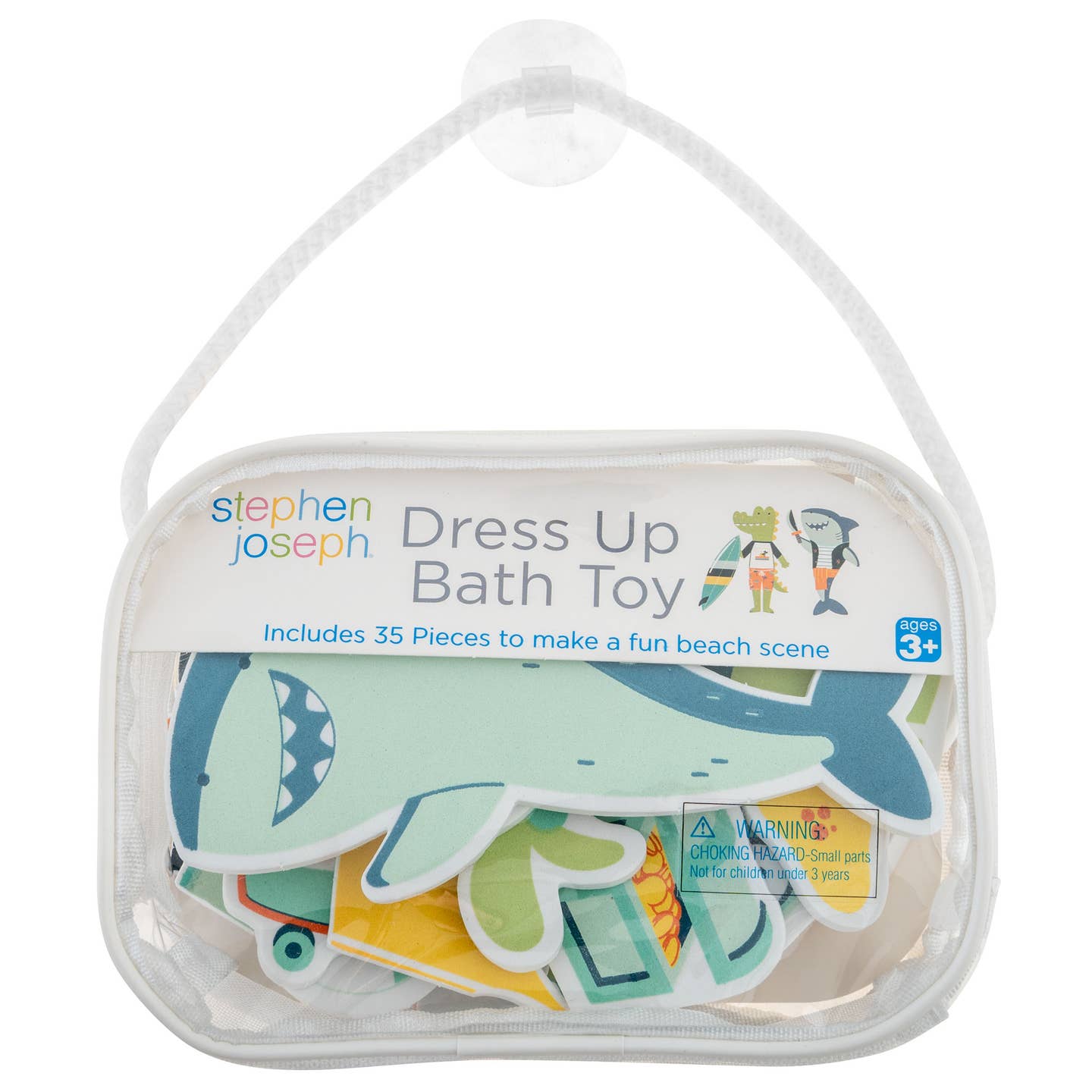 Dress-Up Bath Toy | Shark Dino