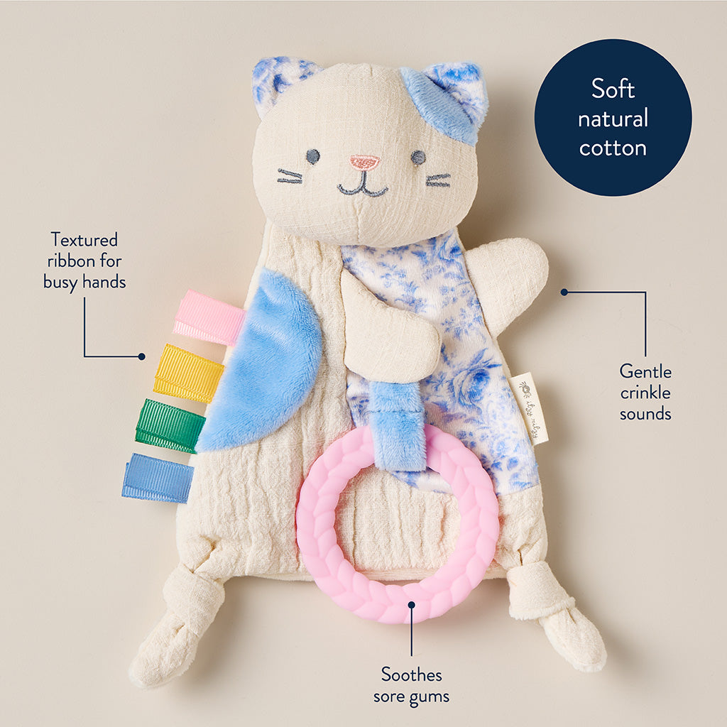 Bitzy Crinkle Sensory Toy | Kitty