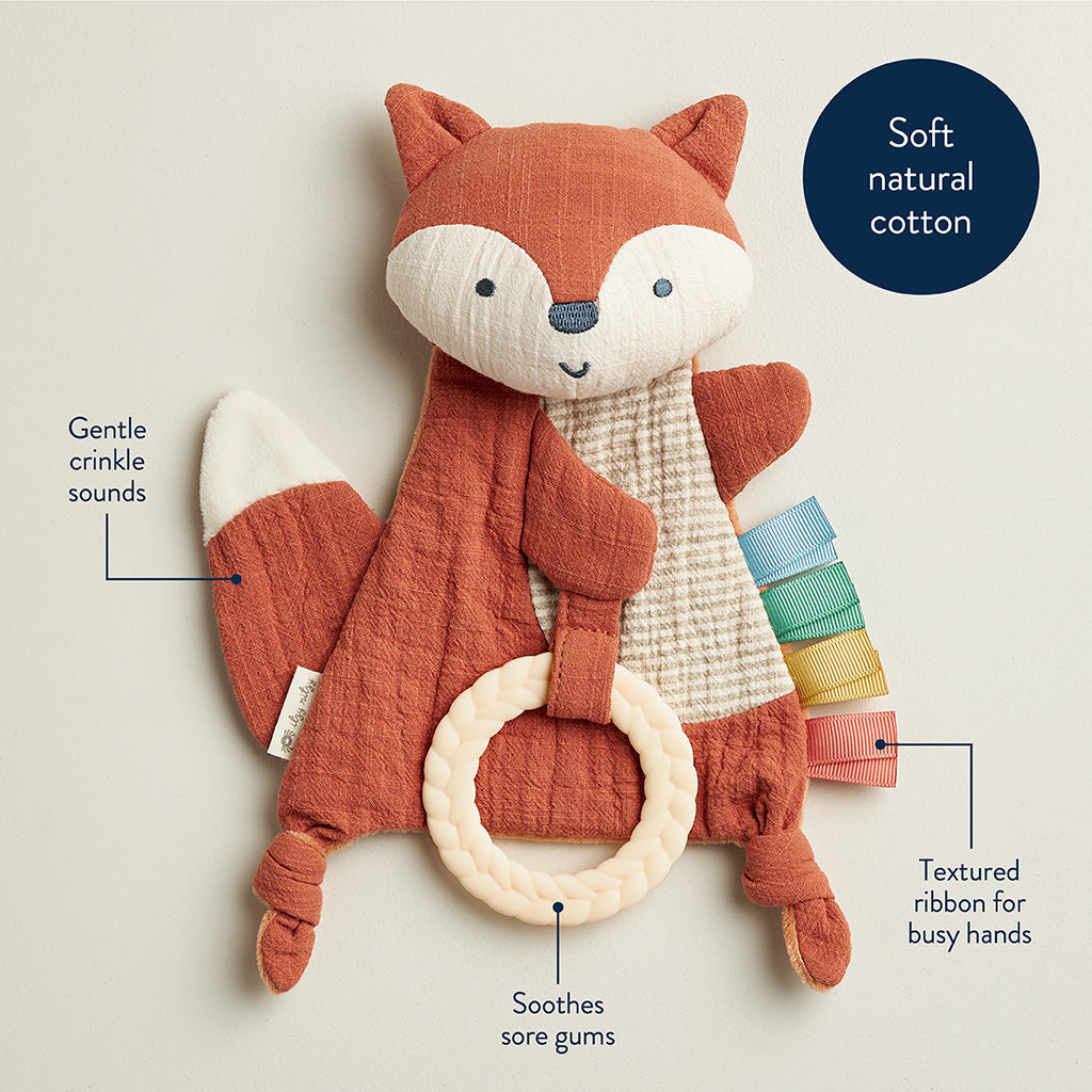 Bitzy Crinkle Sensory Toy | Fox