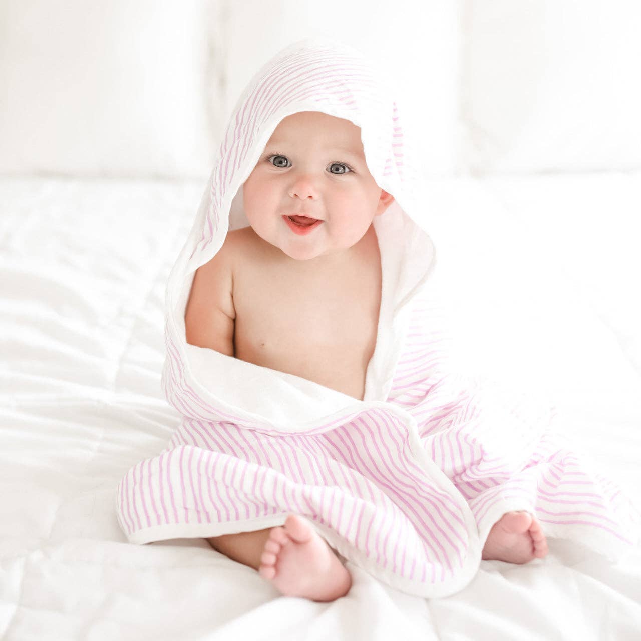 Hooded Towel Set | Lavender Wave