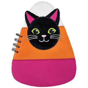 Candy Corn Cat Plush Journal