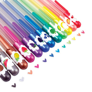 Yummy Yummy Scented Glitter Gel Pens | Set of 12