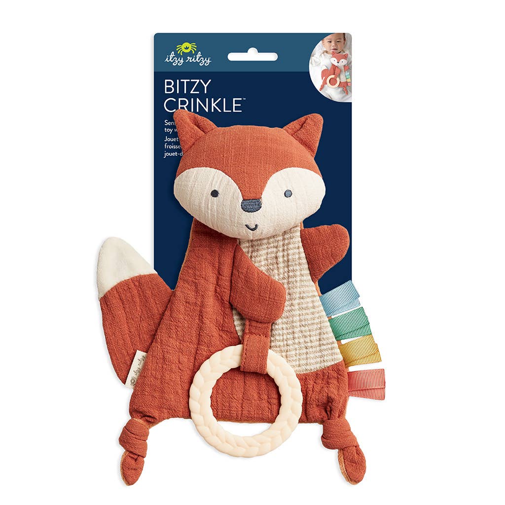 Bitzy Crinkle Sensory Toy | Fox