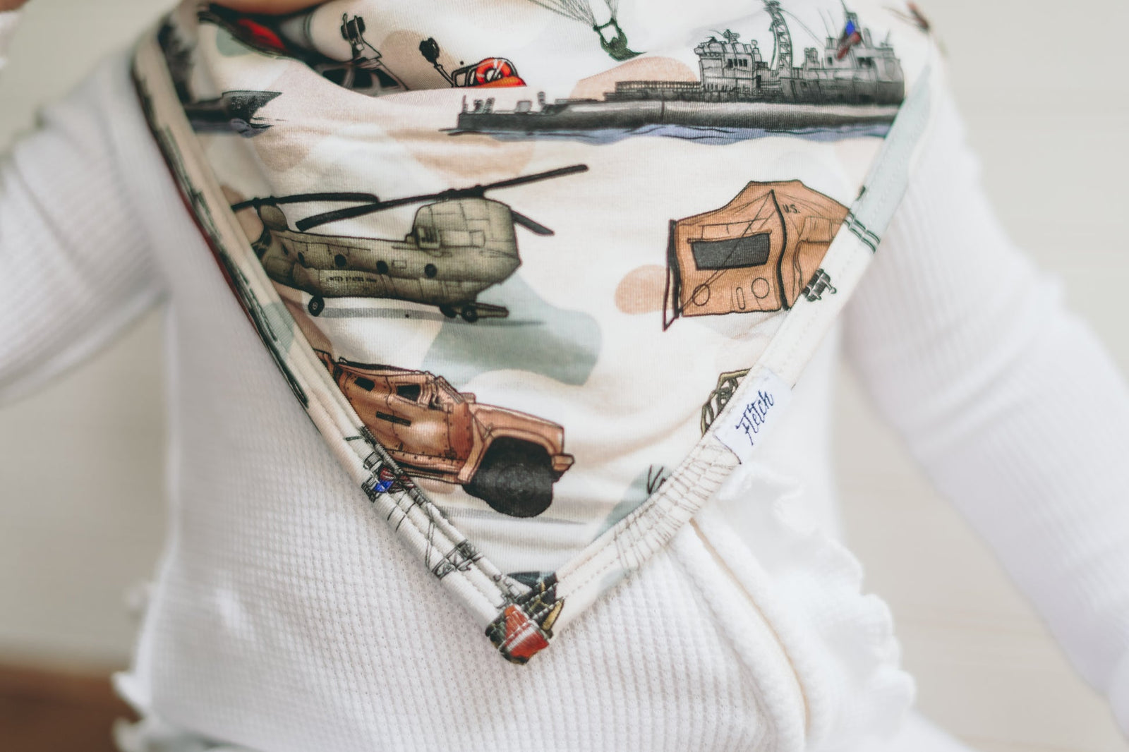 The Brave 2.0 Bamboo Bandana Bib