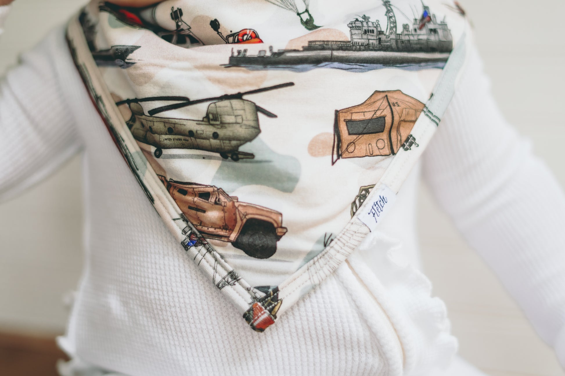 The Brave 2.0 Bamboo Bandana Bib