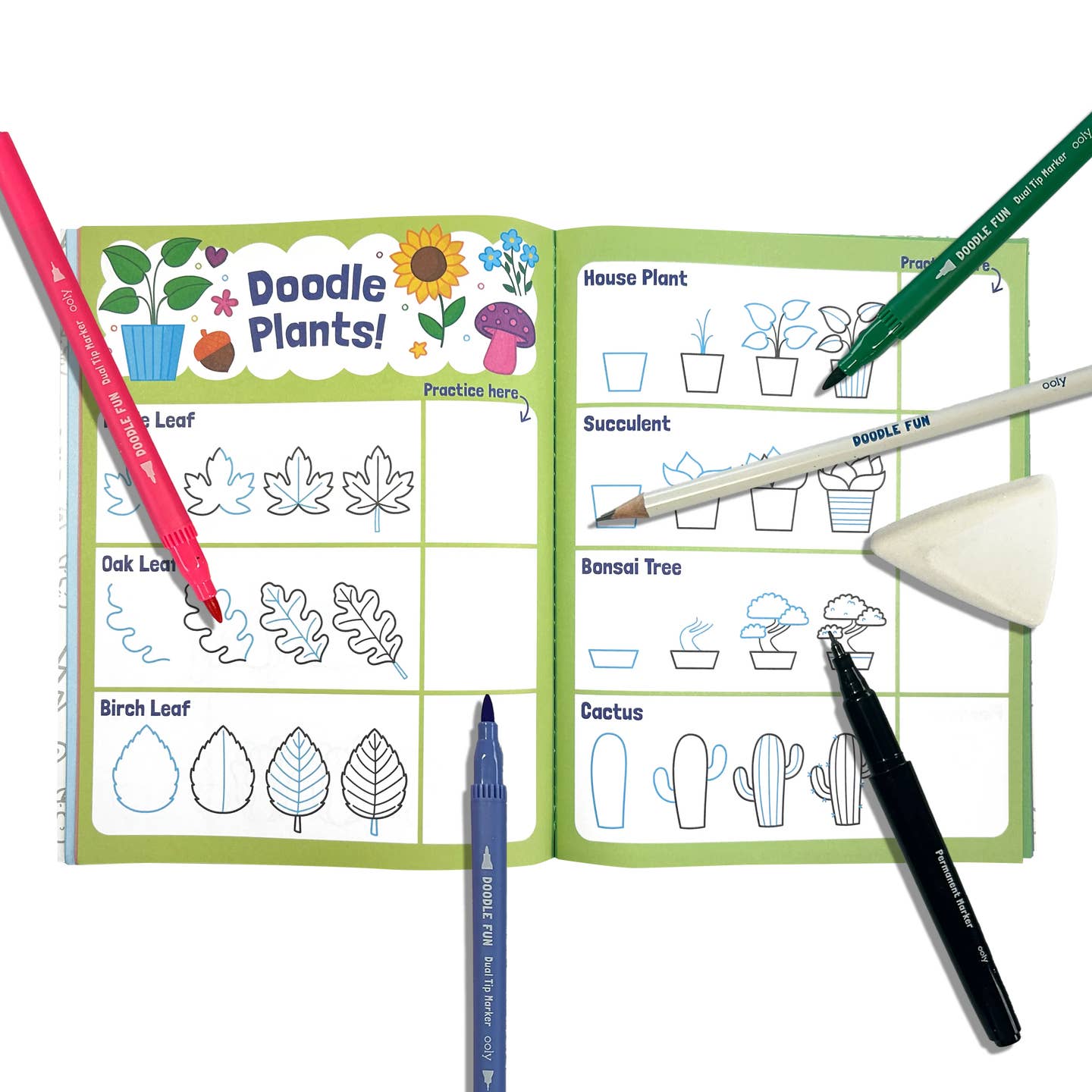 Doodle Fun Draw & Color Activity Kit | 17pc Set
