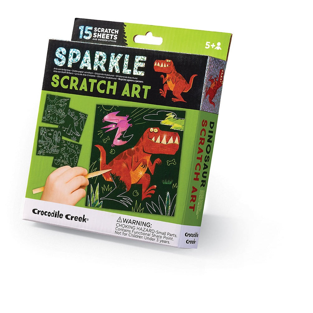 Sparkle Scratch Art Kit | Dinosaurs