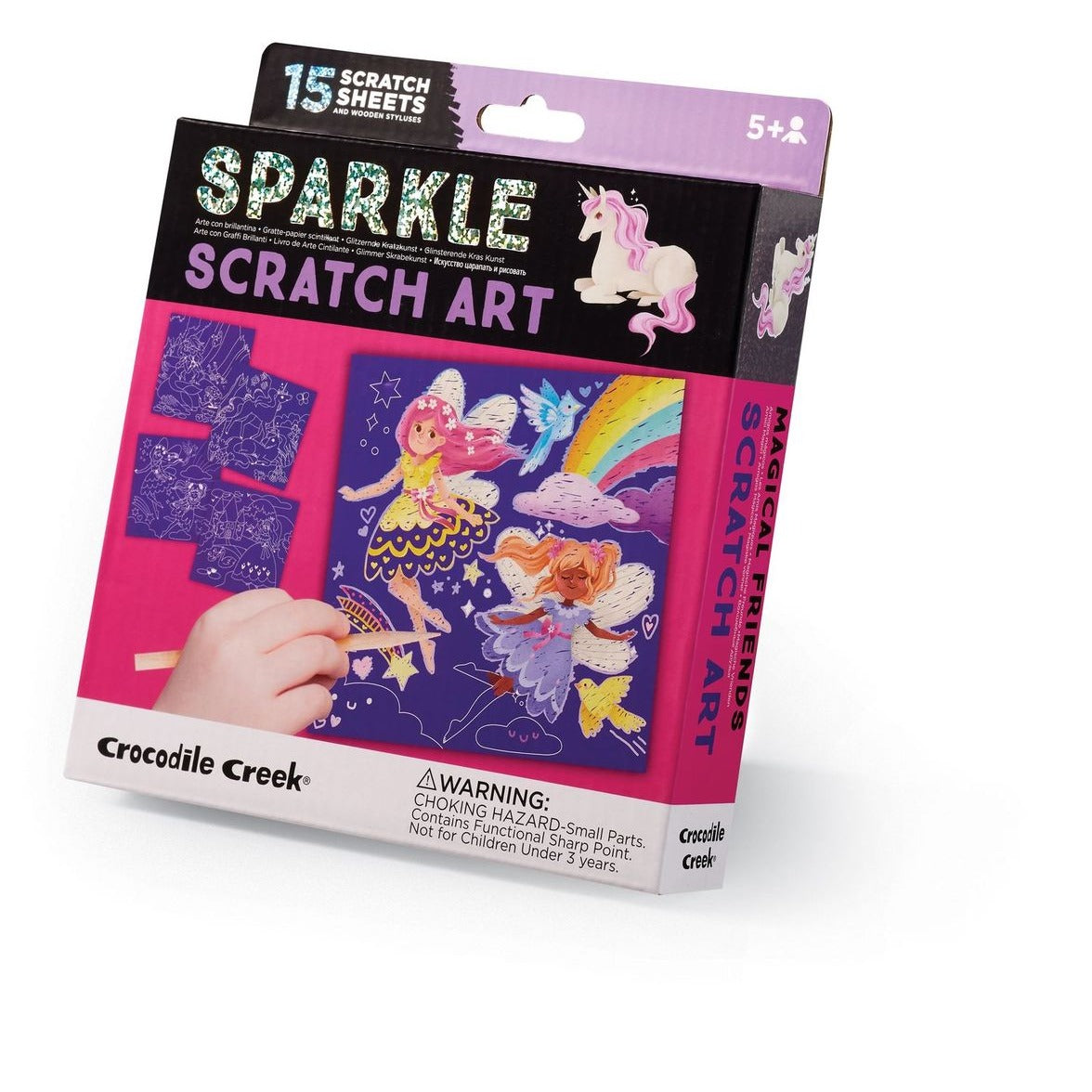 Sparkle Scratch Art Kit | Magical Friends