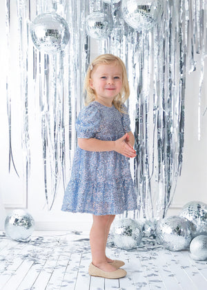 Starry Blue Sequin Dress